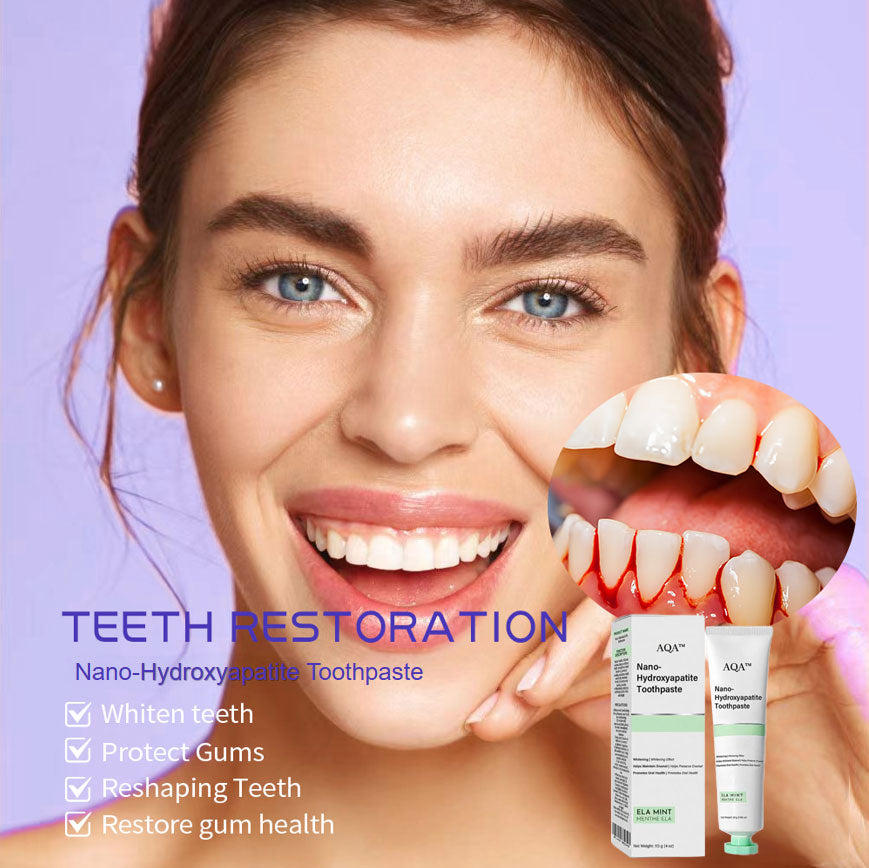 AQA™ Fluoride-Free Nano-Hydroxyapatite Toothpaste🦷(ADA recommended)(🎁Flash Sale - Don’t Miss Out)