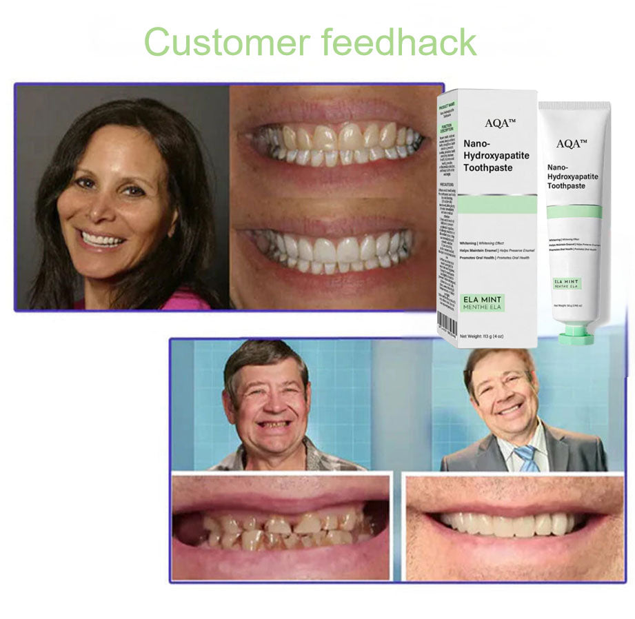 AQA™ Fluoride-Free Nano-Hydroxyapatite Toothpaste🦷(ADA recommended)(🎁Flash Sale - Don’t Miss Out)